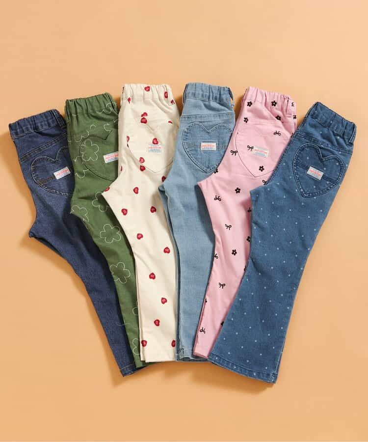 フレアエブリパンツ  10分丈 スーパーストレッチ_938644