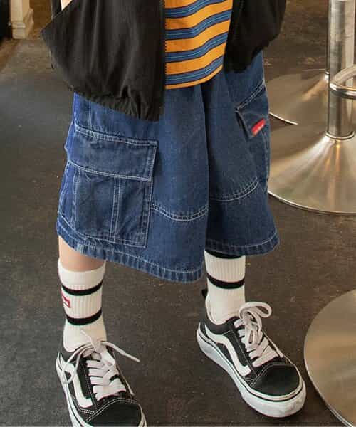 ★SALE★ルーズカーゴハーフパンツ(セットアップ可)  6分丈