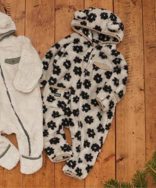 ファーフリースジャンプスーツ