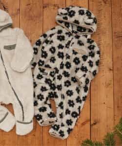 ファーフリースジャンプスーツ