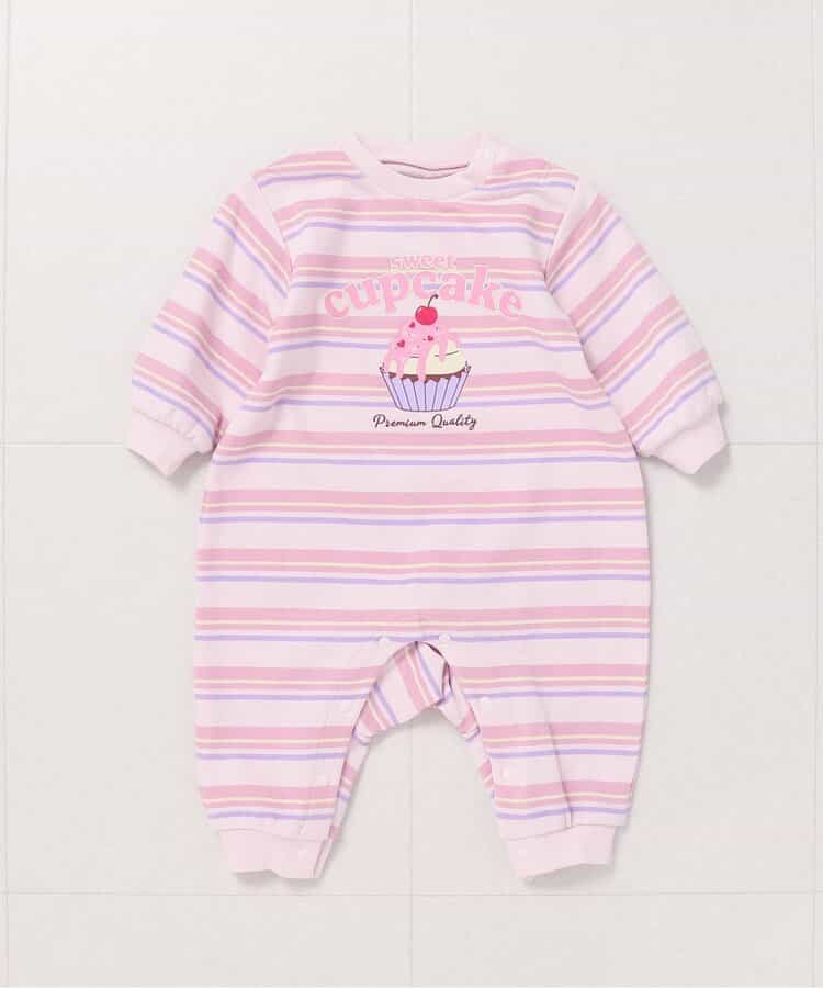 Bpop 総柄カバーオール