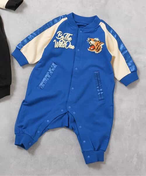 スカジャン風カバーオール