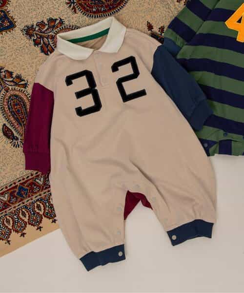 ★SALE★【リンク】ナンバリングポロシャツカバーオール