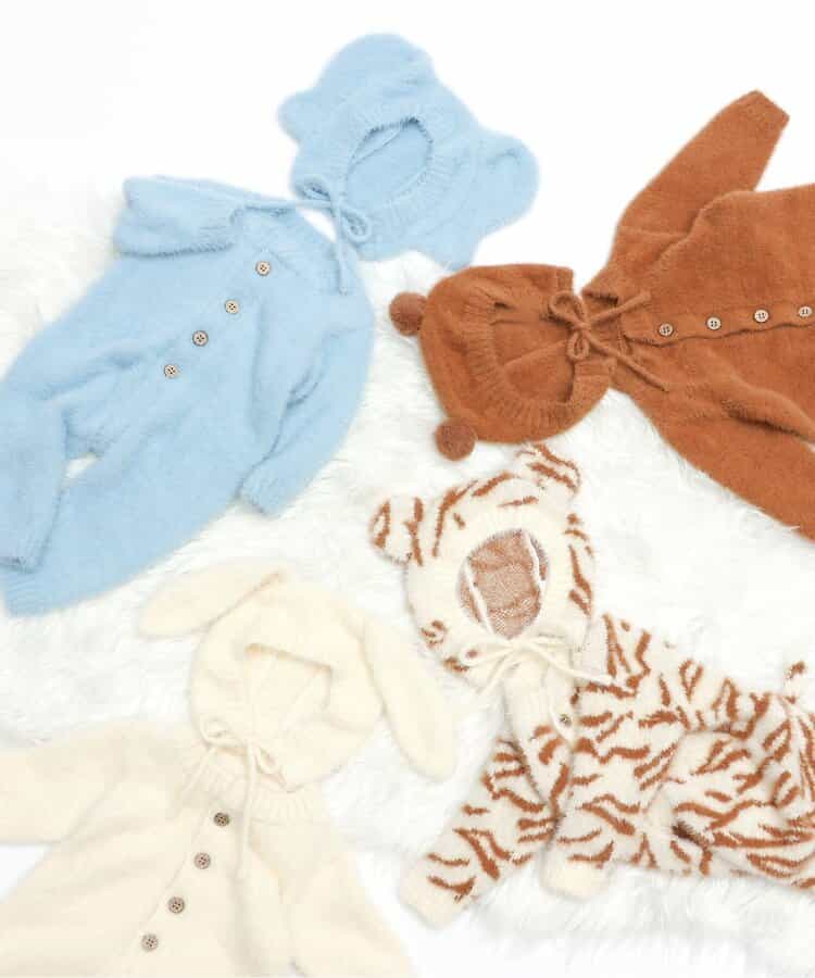 【FUN!FAN!ANIMAL】シャギーカバーオール＆ボンネット_967432