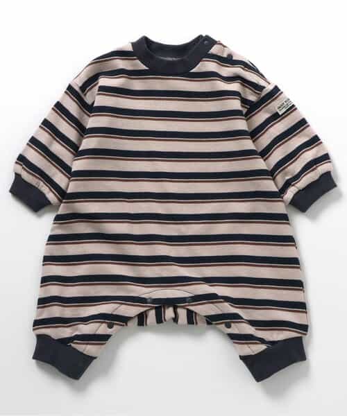 マルチボーダーカバーオール