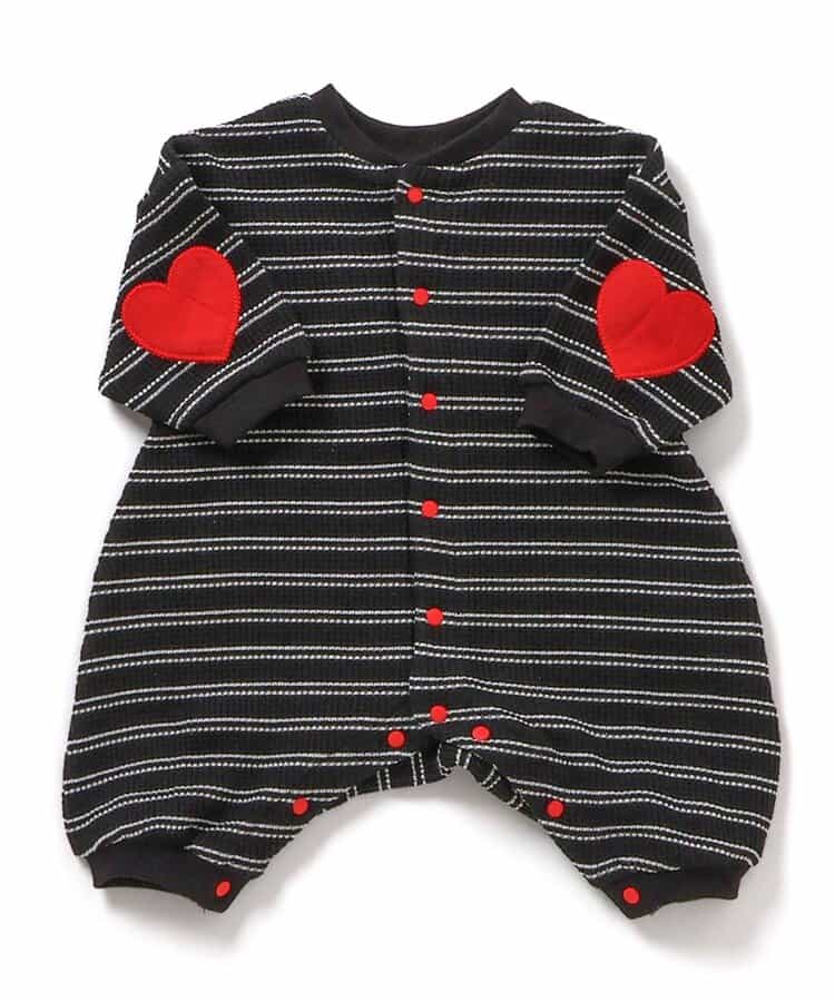 【リンク】エルボーパッチワッフルカバーオール_942589