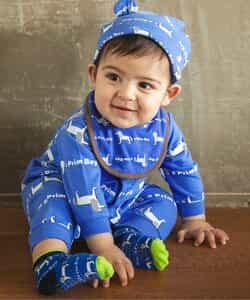 総柄ロンパス マイファーストブリーズ