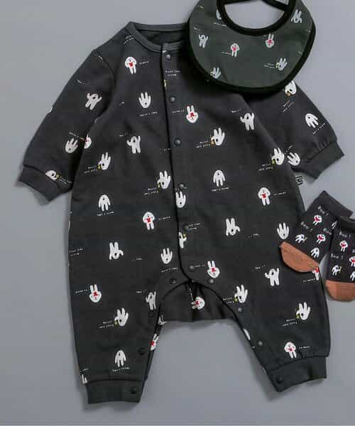 ★【BLACKFRIDAY】期間限定SALE★総柄ロンパス マイファーストブリーズ