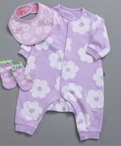 総柄ロンパス マイファーストブリーズ