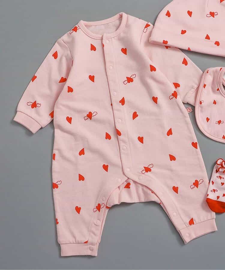 総柄ロンパス マイファーストブリーズ