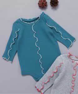 Bpop メロウリブボディスーツ