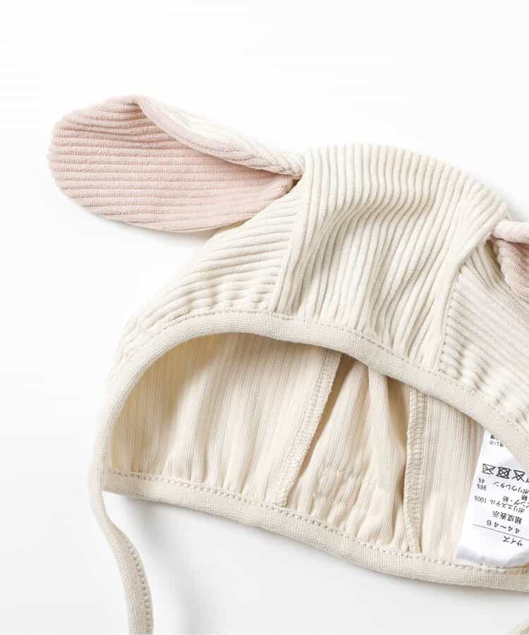 Bpop どうぶつ耳付きボンネット_910600
