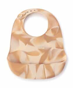 マーブルシリコンビブ