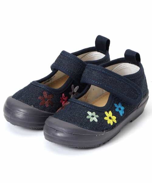 刺繍ワンストラップスニーカー