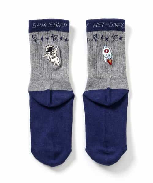 3P対象  BOYS宇宙柄ソックス