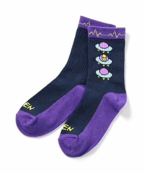 3P対象  BOYS宇宙柄ソックス