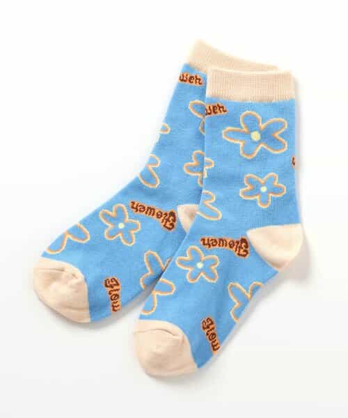 3P対象  GIRLS総柄ソックス