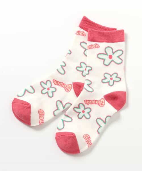 3P対象  GIRLS総柄ソックス