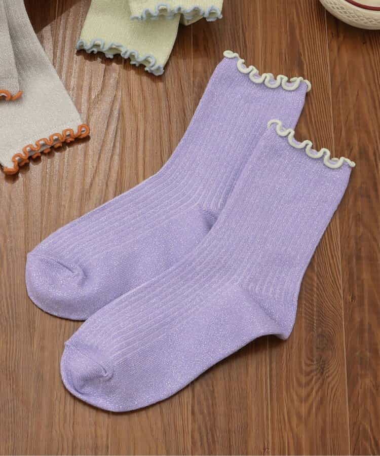 3P対象 ラメメロウカラバリソックス