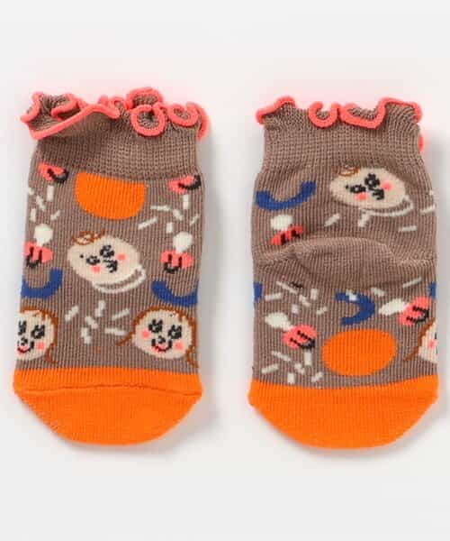 3P対象 バラエティ総柄ソックス マイファーストブリーズ