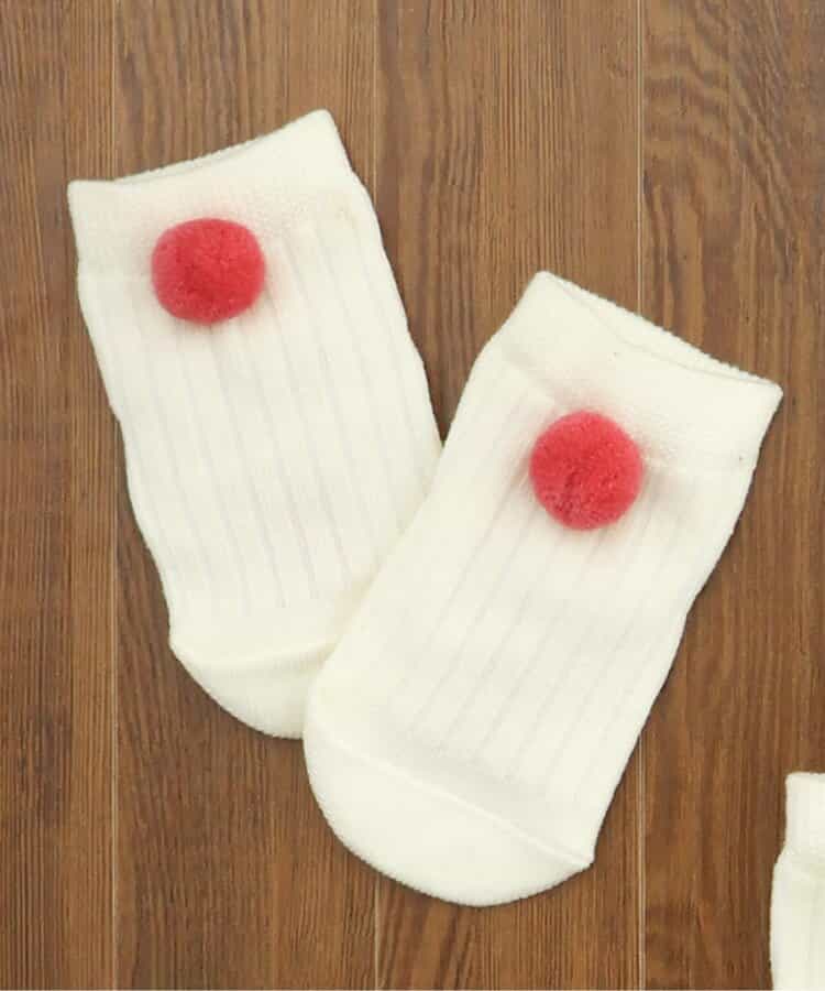 3P対象 梵天ベビーソックス