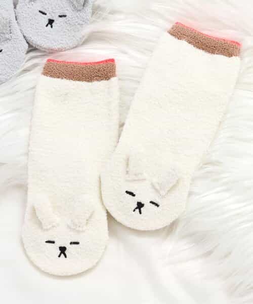 ★SALE★FUN!FAN!ANIMAL マシュマロハイソックス