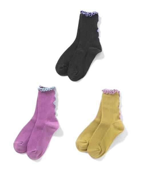 soorploom OLIVE SCORT、ソックスセット　　7Y OLIVE des オリーブデオリーブスクール OLIVE 紺ソックス32cm丈