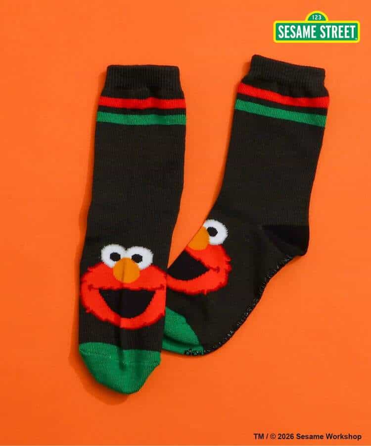 【リンク】SESAME STREET フェイスモチーフソックス_977525