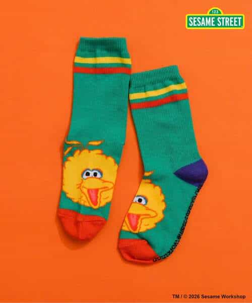 【リンク】SESAME STREET フェイスモチーフソックス