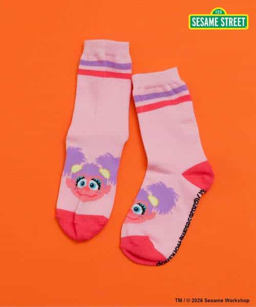 【リンク】SESAME STREET フェイスモチーフソックス
