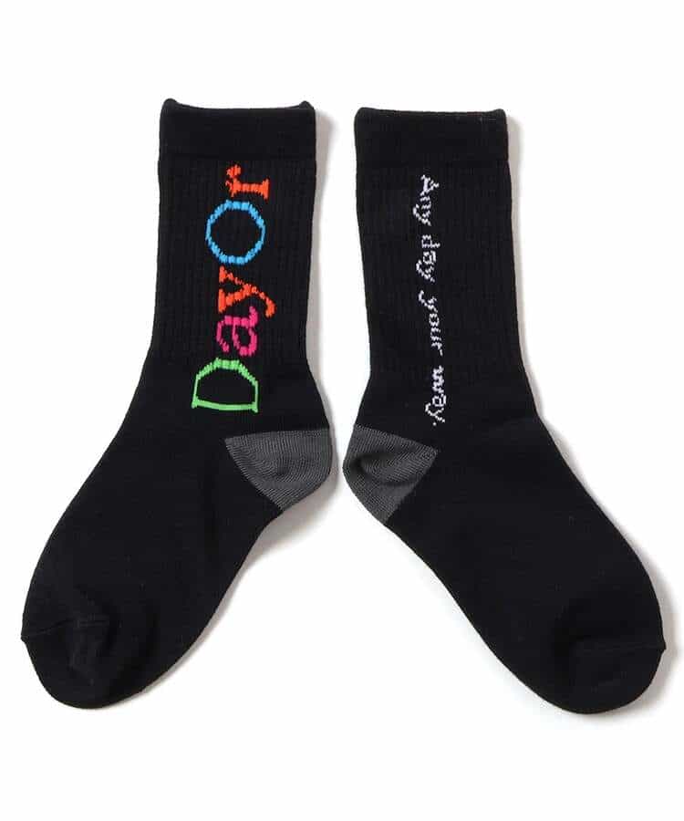 3P対象A WEB限定 【DayOr】 配色ロゴカラーソックス_1009867