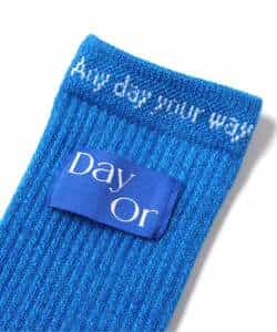 3P対象A WEB限定 【DayOr】 配色ロゴカラーソックス_1009872