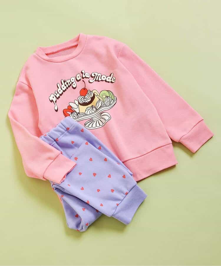 ★SALE★Girl's かぶり裏毛パジャマ