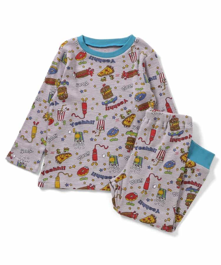 WEB限定 かぶりパジャマ ファーストフード柄