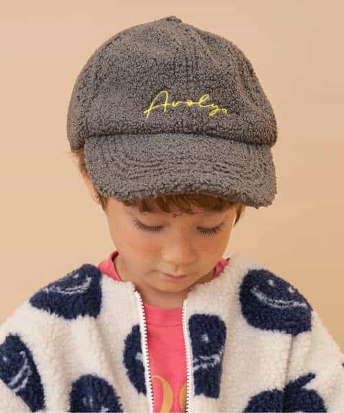 ボア刺繍ロゴCAP