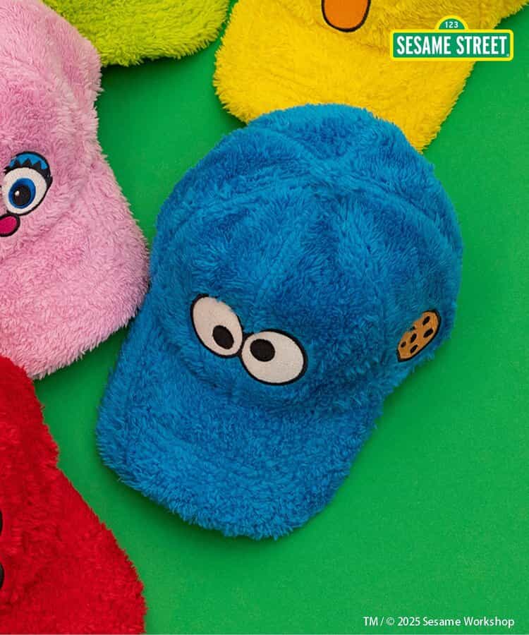 セサミストリート ボアキャップ