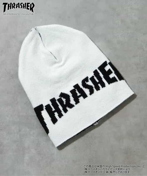 THRASHER ロゴニット帽