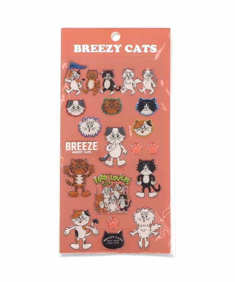 BREEZY CATS つやつやレジンシール_974580