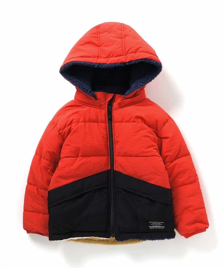 ★SALE★中綿ボアリバーシブルブルゾン_マシンウォッシャブル