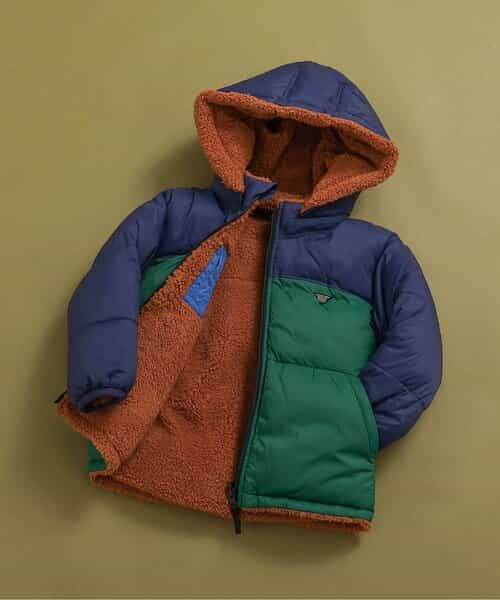 中綿ボアリバーシブルブルゾン