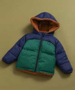 中綿ボアリバーシブルブルゾン