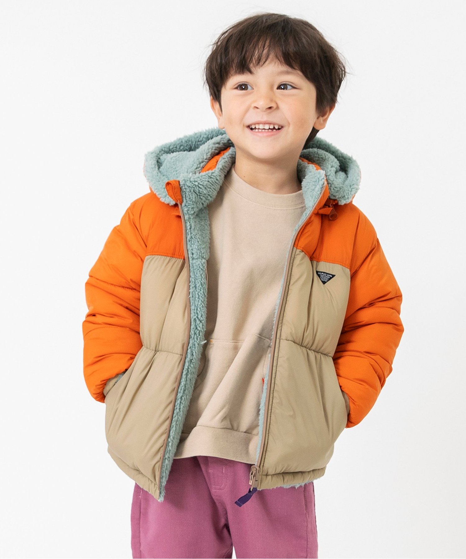 ☆初売り期間限定SALE☆中綿ボアリバーシブルブルゾン（J502915