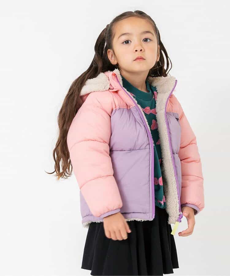 中綿ボアリバーシブルブルゾン