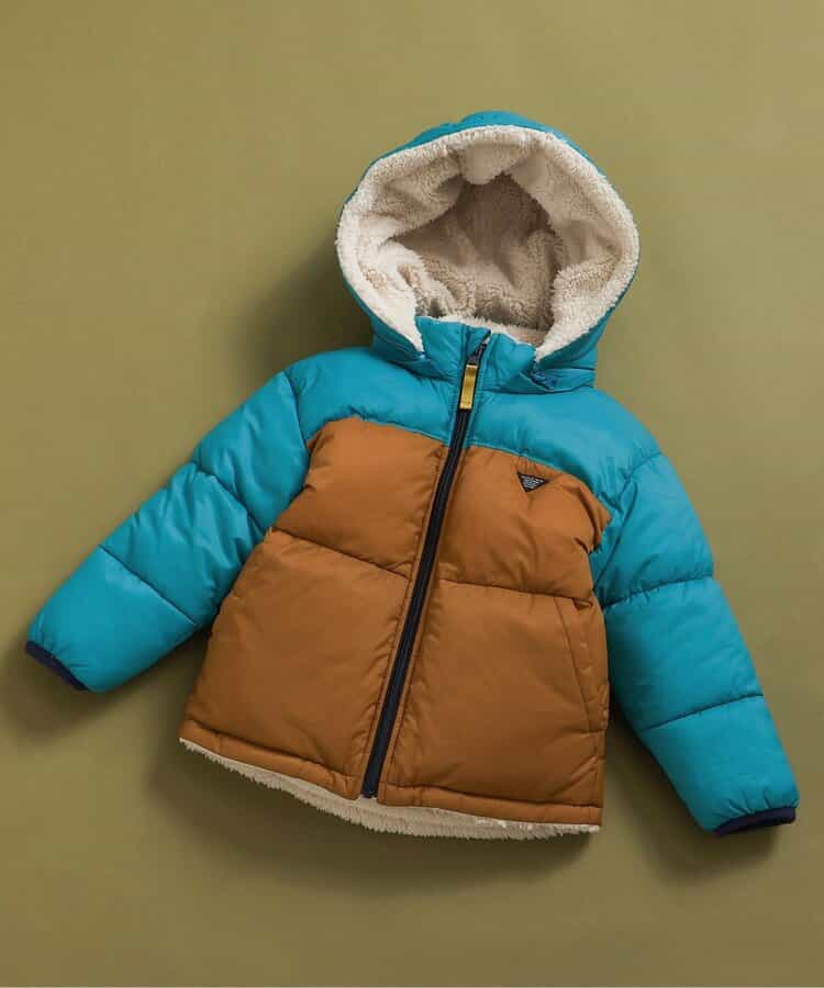 中綿ボアリバーシブルブルゾン