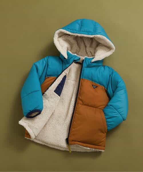 中綿ボアリバーシブルブルゾン