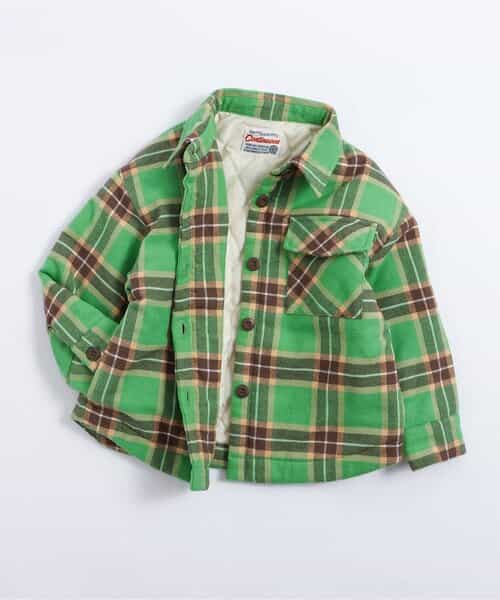 起毛チェックシャツジャケット