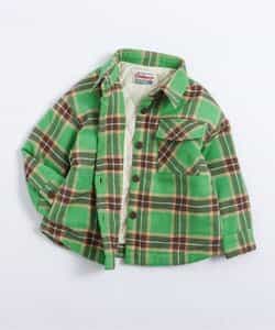 起毛チェックシャツジャケット