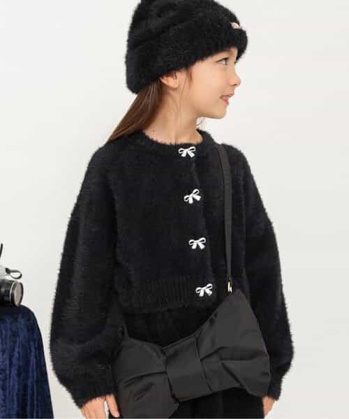 シャギーニットカーディガン