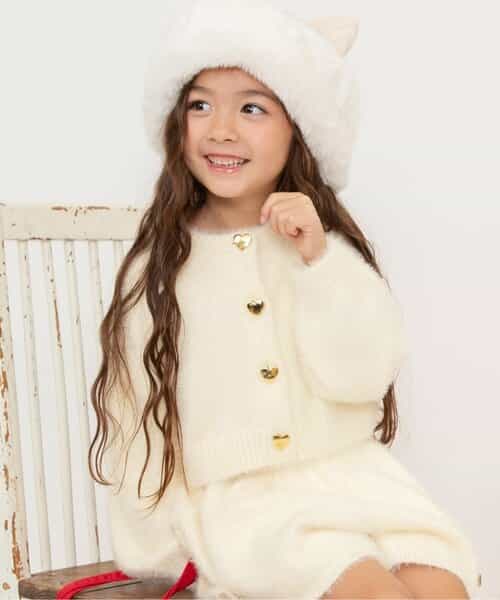 シャギーニットカーディガン