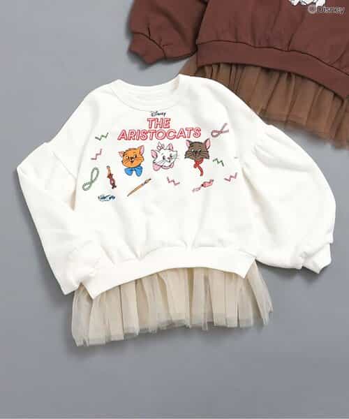 【ディズニー】おしゃれキャット/ペプラムトレーナー